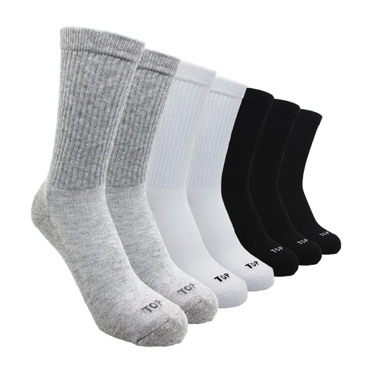 Calcetines MUJER Deportivos Largos Pack 7 C1