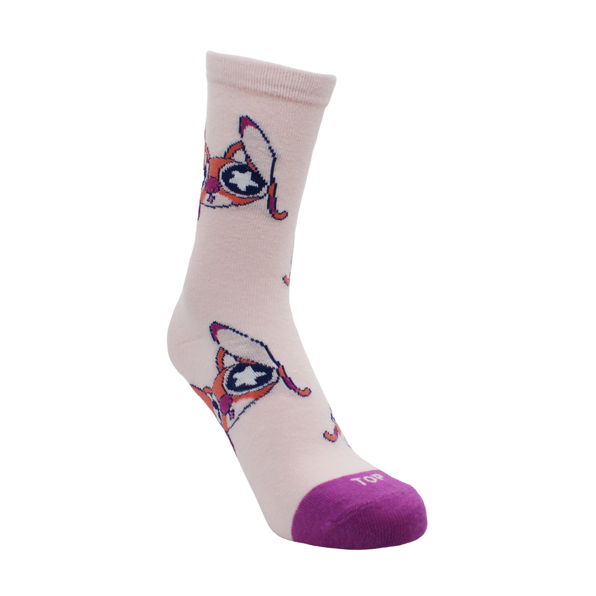 Calcetines Largos Mujer Algodón Pack 2 Stitch C4