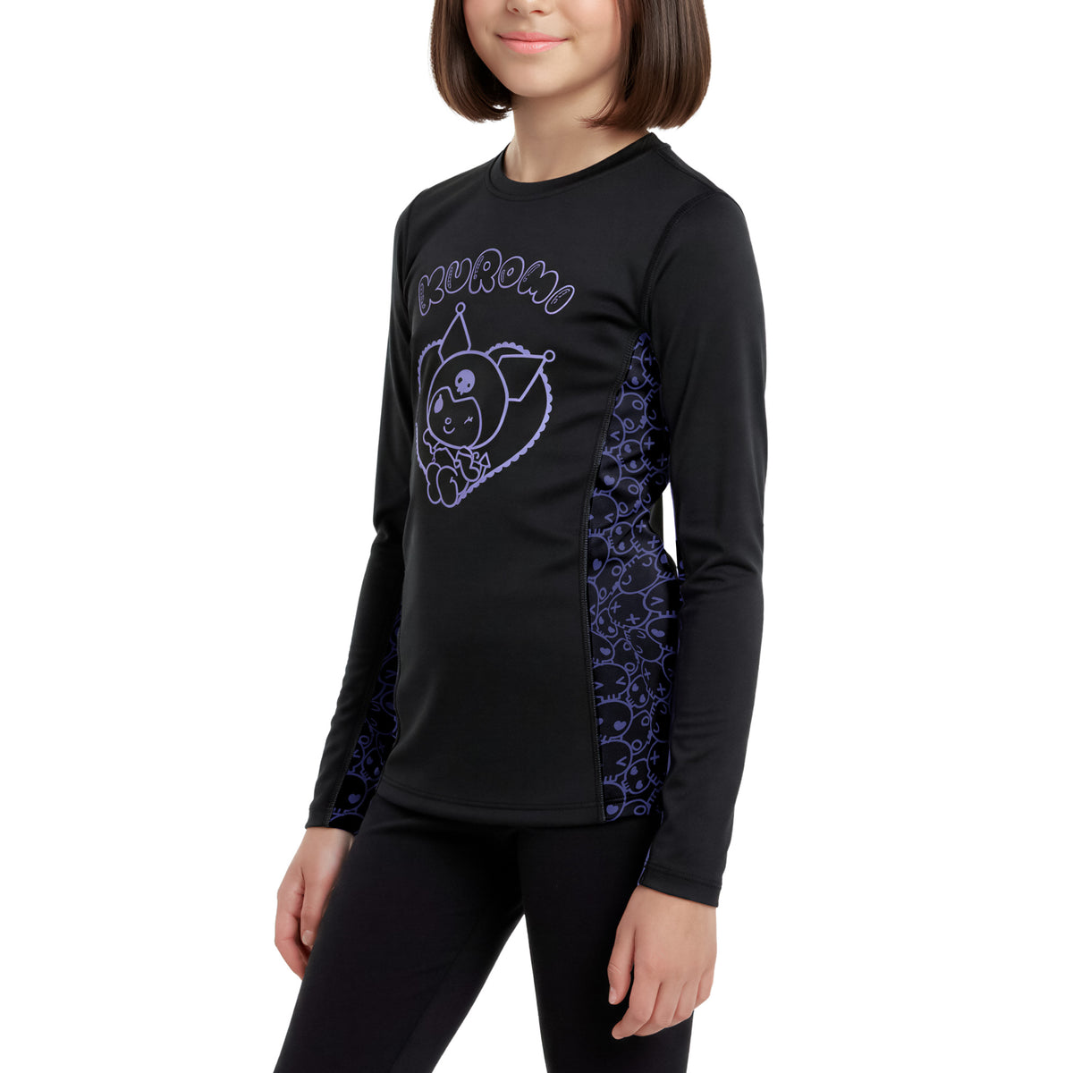 Camiseta Primera Capa Microfibra Niña Kuromi C2