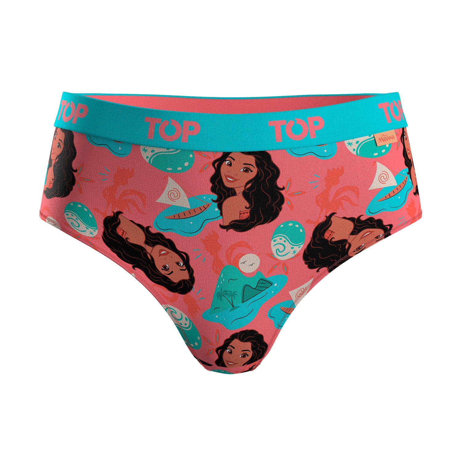 Calzón Pantaletas NIÑA Algodón Pack 4 Moana C2
