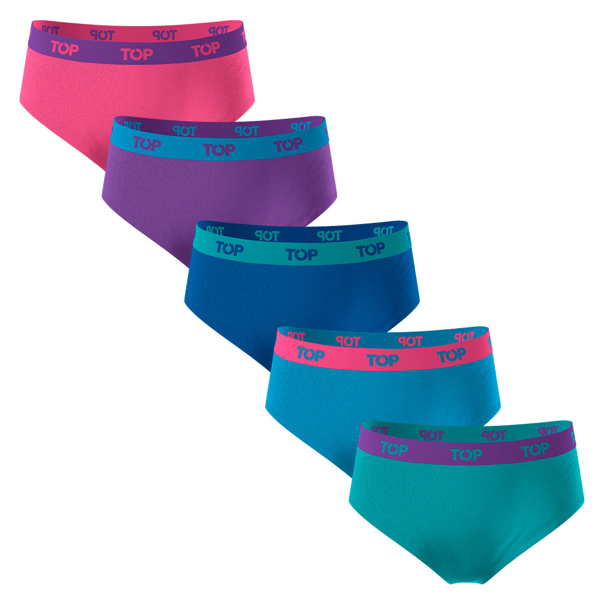 Calzón Pantaletas NIÑA Algodón Pack 5 C2