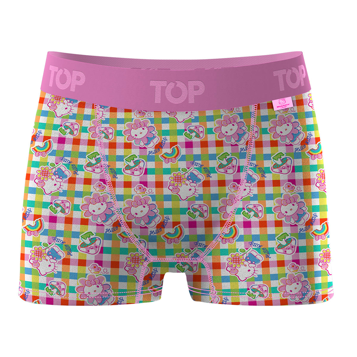 Bóxer Medio NIÑA Algodón Pack 3 Hello Kitty C4