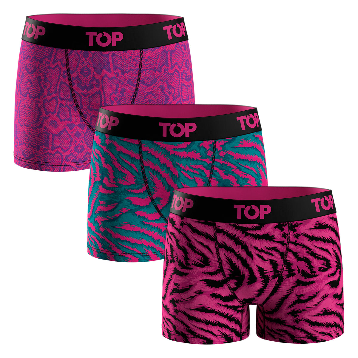 Bóxer Medio NIÑA Algodón Pack 3 Colección Skins C1