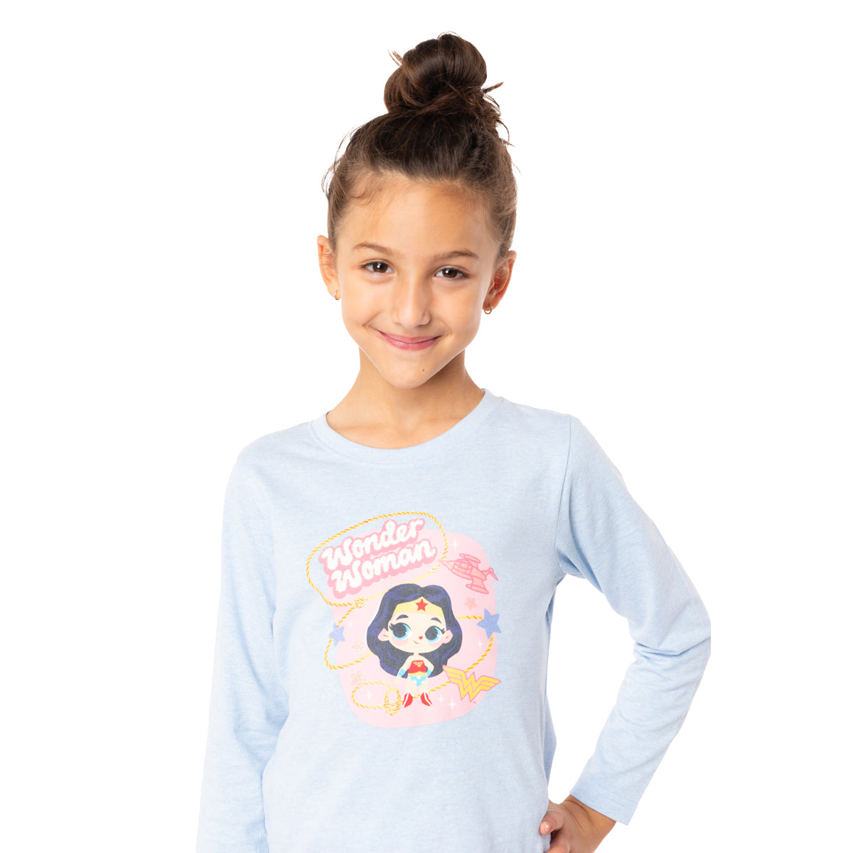 Pijama Largo Niña Algodón Invierno DC C1