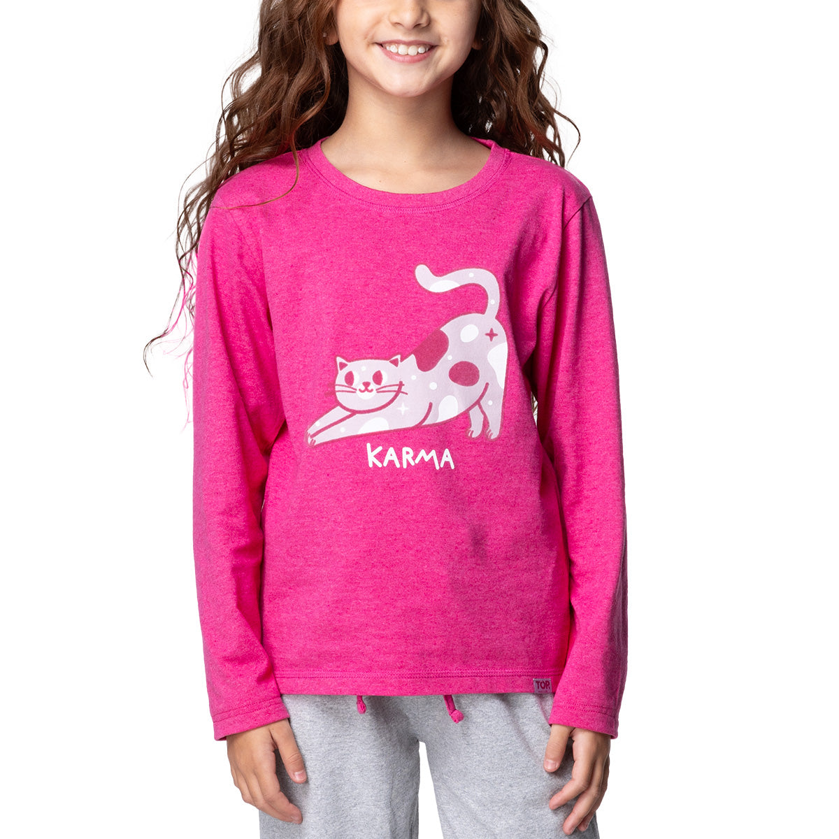 Pijama Largo Niña Algodón Invierno C1