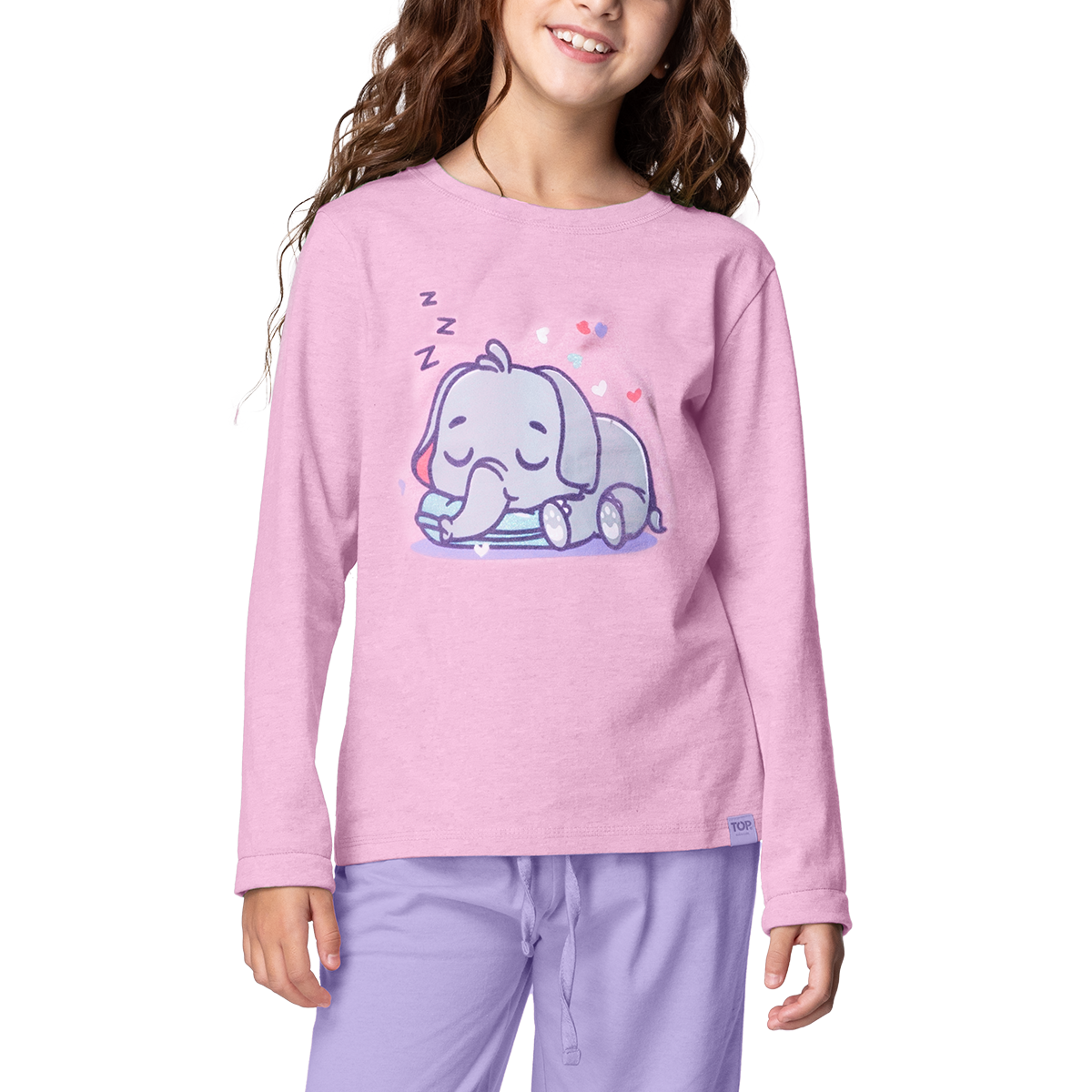 Pijama Largo Algodón Niña Invierno C1