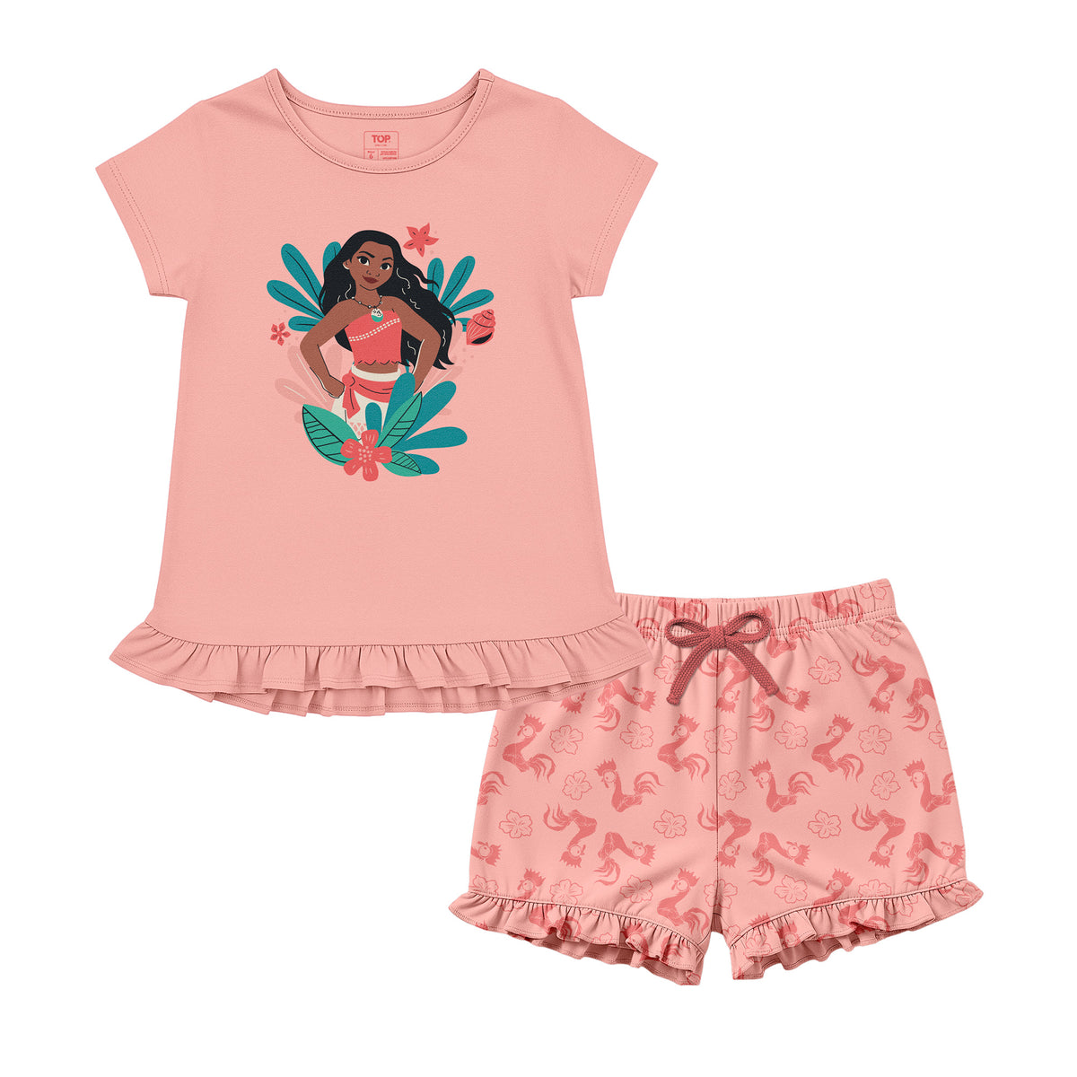 Pijama Niña Algodón Verano Moana C2