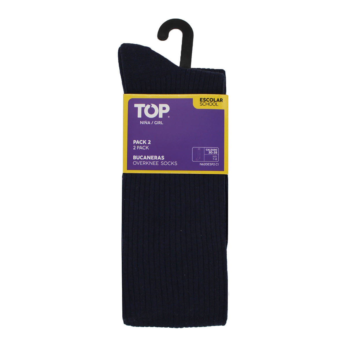 Calcetines Bucaneras Niña Pack 2 Escolar C1