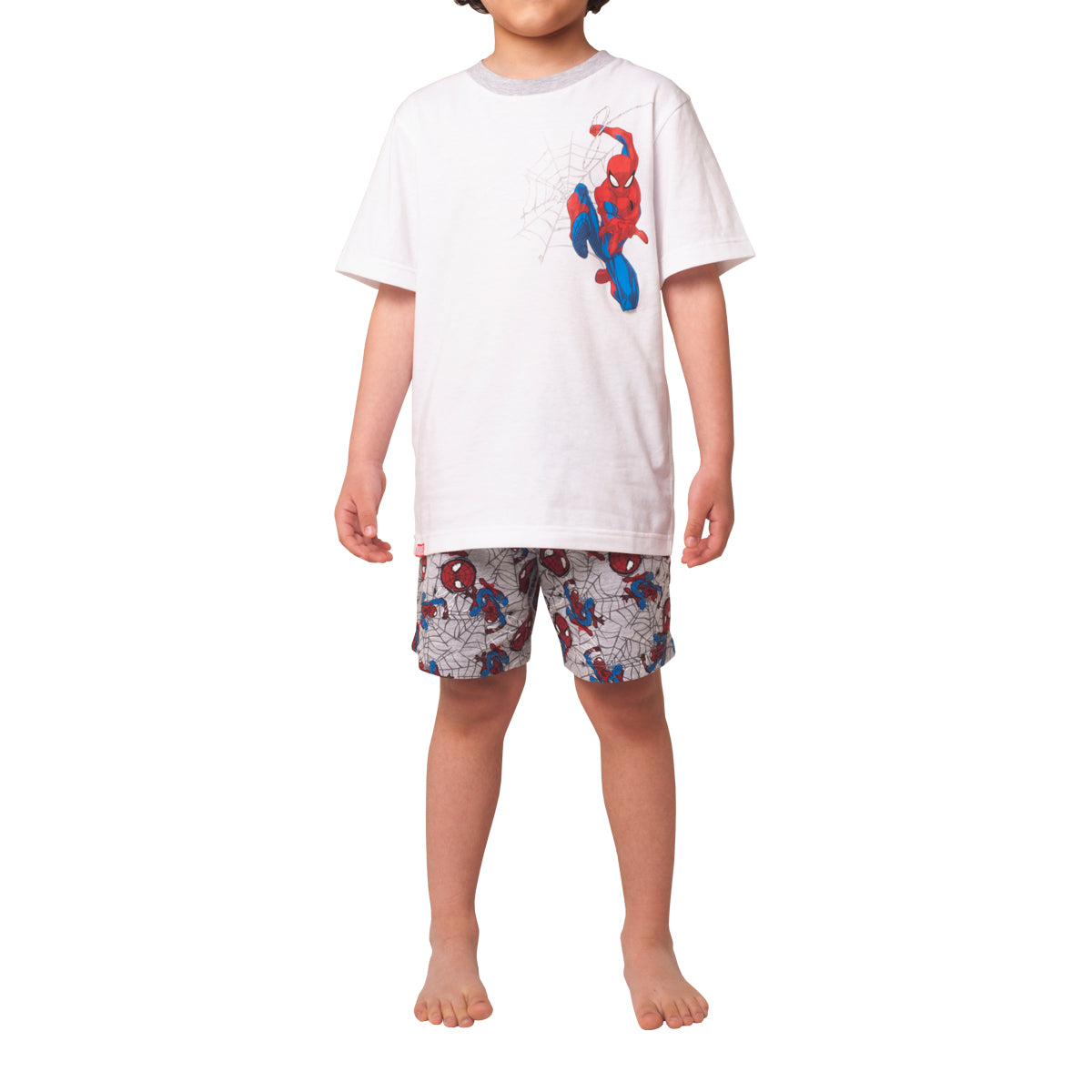 Pijama Corto Niño Spider Man de Marvel C2