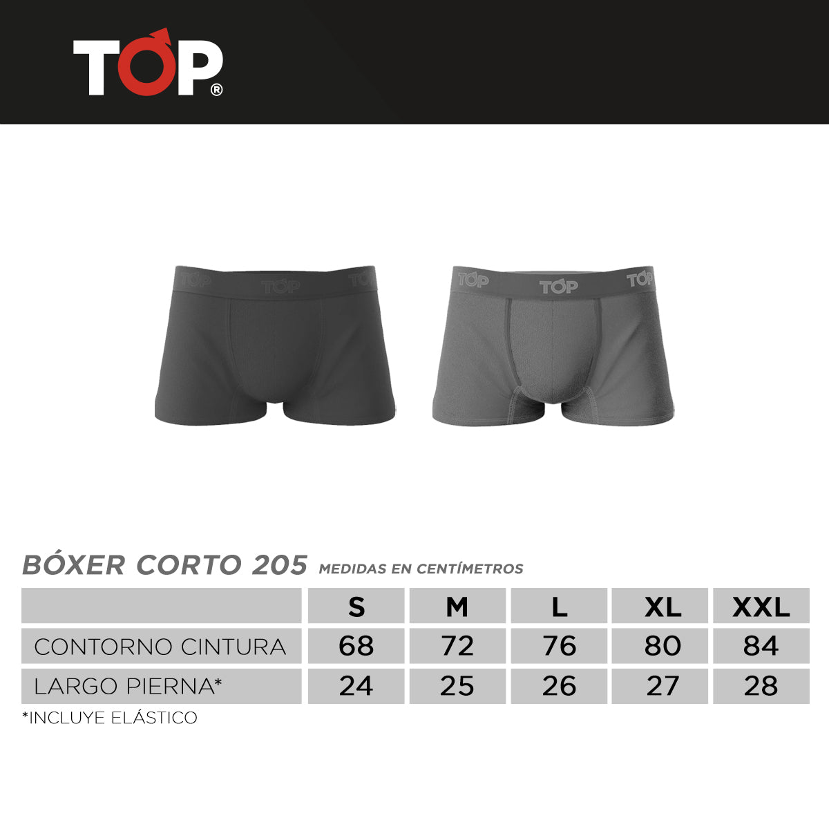 Boxer Corto Algodon Pack 4 C3