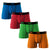 Boxer Medio Algodón Color Pack 4 PKC5